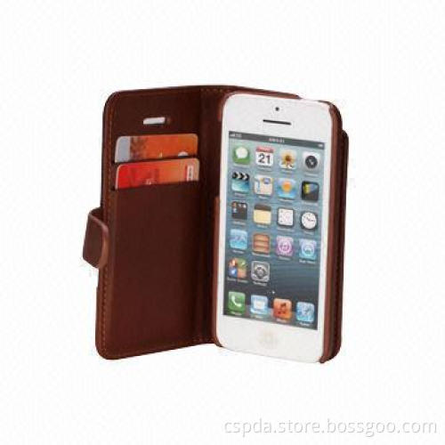 Unique Jean Wallet PU Leather Stand Cover for iPhone 5C, with Card Slot